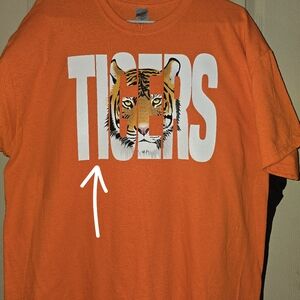 NEW! Unisex short-sleeved "Tigers" T-shirt - Sz. XL.